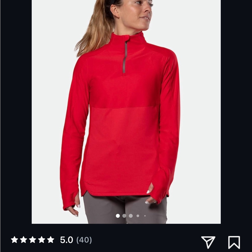 Nathan Red Fitted Long Sleeve Zippered Hoodie